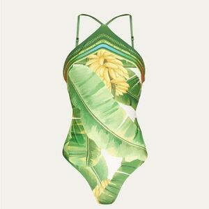 Farm Rio- Fresh Forest One-Piece Swimsuit